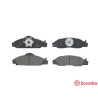 Jogo de 4 pastilhas de freio BREMBO P 15 008