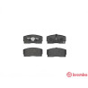 Jogo de 4 pastilhas de freio BREMBO P 16 005