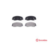 Jogo de 4 pastilhas de freio BREMBO P 16 012