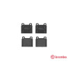 Jogo de 4 pastilhas de freio BREMBO P 23 001