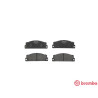 Jogo de 4 pastilhas de freio BREMBO P 23 005