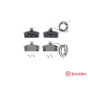 Jogo de 4 pastilhas de freio BREMBO P 23 019