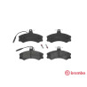 Jogo de 4 pastilhas de freio BREMBO P 23 022