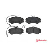 Jogo de 4 pastilhas de freio BREMBO P 23 023