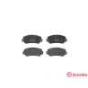 Jogo de 4 pastilhas de freio BREMBO P 23 029