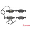 Jogo de 4 pastilhas de freio BREMBO P 23 039