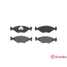 Jogo de 4 pastilhas de freio BREMBO P 23 040