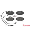 Jogo de 4 pastilhas de freio BREMBO P 23 041