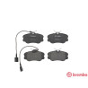 Jogo de 4 pastilhas de freio BREMBO P 23 045