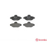 Jogo de 4 pastilhas de freio BREMBO P 23 054