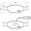 Jogo de 4 pastilhas de freio BREMBO P 23 056