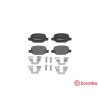 Jogo de 4 pastilhas de freio BREMBO P 23 065