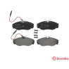 Jogo de 4 pastilhas de freio BREMBO P 23 068