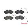 Jogo de 4 pastilhas de freio BREMBO P 23 069