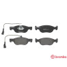 Jogo de 4 pastilhas de freio BREMBO P 23 071