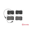 Jogo de 4 pastilhas de freio BREMBO P 23 074