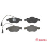 Jogo de 4 pastilhas de freio BREMBO P 23 075
