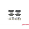 Jogo de 4 pastilhas de freio BREMBO P 23 080