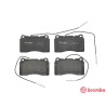 Jogo de 4 pastilhas de freio BREMBO P 23 082