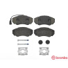 Jogo de 4 pastilhas de freio BREMBO P 23 091