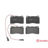 Jogo de 4 pastilhas de freio BREMBO P 23 098