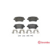 Conjunto de 4 pastilhas de freio BREMBO P 23 101