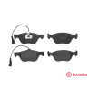 Jogo de 4 pastilhas de freio BREMBO P 23 116