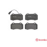 Jogo de 4 pastilhas de freio BREMBO P 23 117