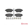 Jogo de 4 pastilhas de freio BREMBO P 23 119