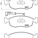 Jogo de 4 pastilhas de freio BREMBO P 23 121