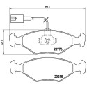 Jogo de 4 pastilhas de freio BREMBO P 23 122