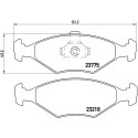 Jogo de 4 pastilhas de freio BREMBO P 23 123