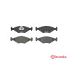 Jogo de 4 pastilhas de freio BREMBO P 23 123