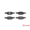 Jogo de 4 pastilhas de freio BREMBO P 23 124