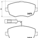 Jogo de 4 pastilhas de freio BREMBO P 23 127