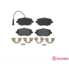 Jogo de 4 pastilhas de freio BREMBO P 23 127