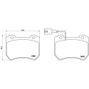 Jogo de 4 pastilhas de freio BREMBO P 23 129
