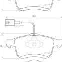 Jogo de 4 pastilhas de freio BREMBO P 23 130