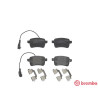 Jogo de 4 pastilhas de freio BREMBO P 23 133