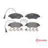 Jogo de 4 pastilhas de freio BREMBO P 23 145