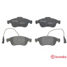 Jogo de 4 pastilhas de freio BREMBO P 23 148