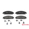 Jogo de 4 pastilhas de freio BREMBO P 23 149