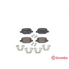 Jogo de 4 pastilhas de freio BREMBO P 23 151