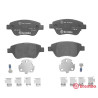 Jogo de 4 pastilhas de freio BREMBO P 23 169