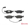Jogo de 4 pastilhas de freio BREMBO P 24 007