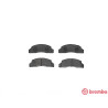 Jogo de 4 pastilhas de freio BREMBO P 24 009