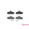 Jogo de 4 pastilhas de freio BREMBO P 24 013