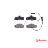 Jogo de 4 pastilhas de freio BREMBO P 24 014