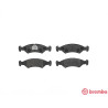 Jogo de 4 pastilhas de freio BREMBO P 24 016