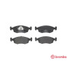 Jogo de 4 pastilhas de freio BREMBO P 24 019